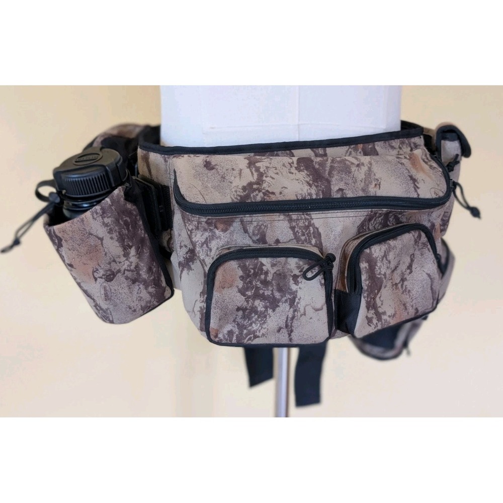 Fieldline Camouflage Jumbo Waist Hunting Belt Fanny Pack Hiking‎ Tactical